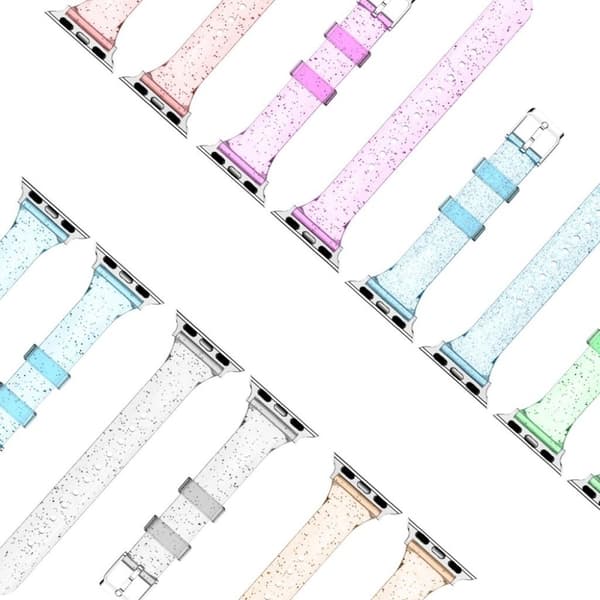 Apple Watch Series 6 / 5 40mm glitter style watch strap - Green Grön