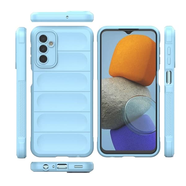 Blødt grebsformet cover til Samsung Galaxy M23 / Samsung Galaxy F23 - Blå Blue
