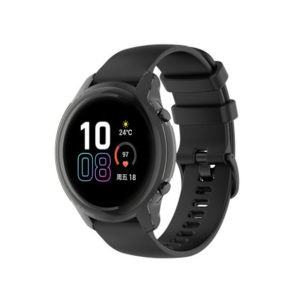 Honor MagicWatch 2 42mm holdbart etui - Gennemsigtig Sort Black