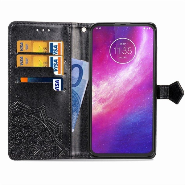 Mandala Motorola Moto G8 Power Flip kotelot - Musta Black