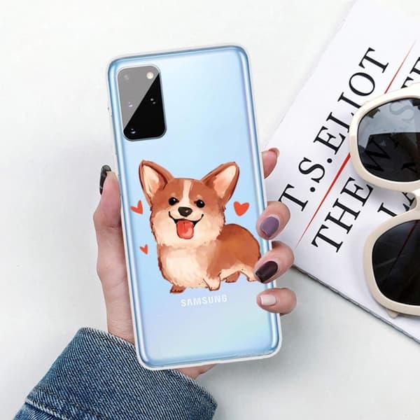 Deco Samsung Galaxy A31 Etui - Hund Brown