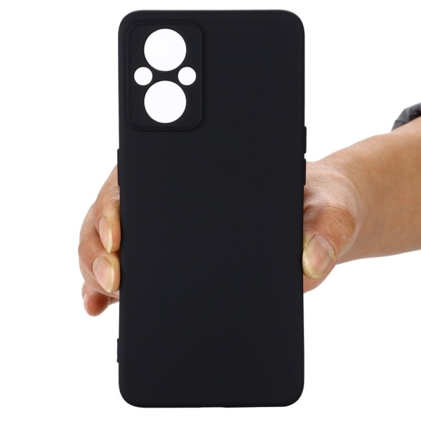 Matte Liquid Silikone Cover til OnePlus Nord N20 5G - Sort Black