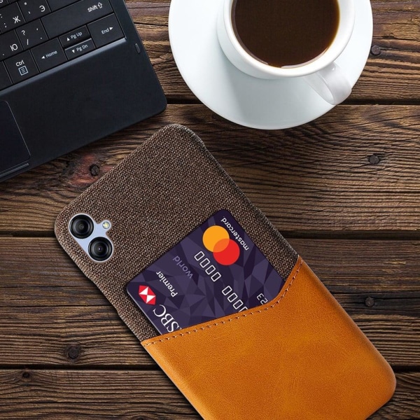 Bofink Samsung Galaxy F04 / A04e / M04 Card Suojakuori - Oranssi Orange