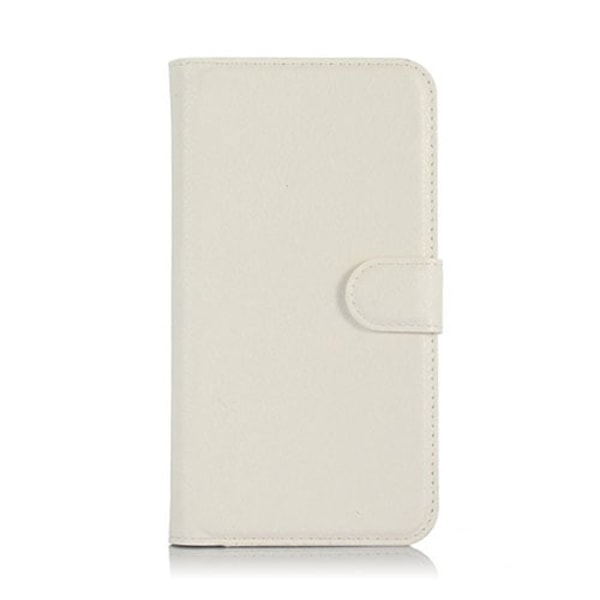 Kvist Microsoft Lumia 550 Leather stander etui - Hvid White