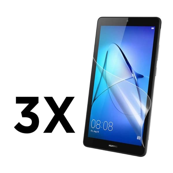 3-Pack Huawei Mediapad T3 8.0 Hd Klar Lcd Skjermbeskytter Transparent