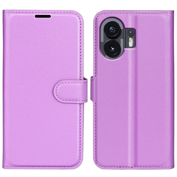 Classic Nothing Phone (2) Flippetui - Lilla Purple