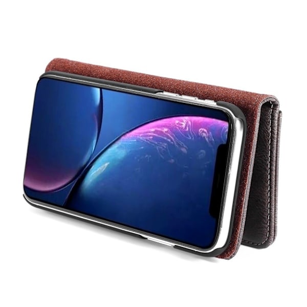DG.Ming 2-i-1 iPhone 11 fodral - Brun Brun