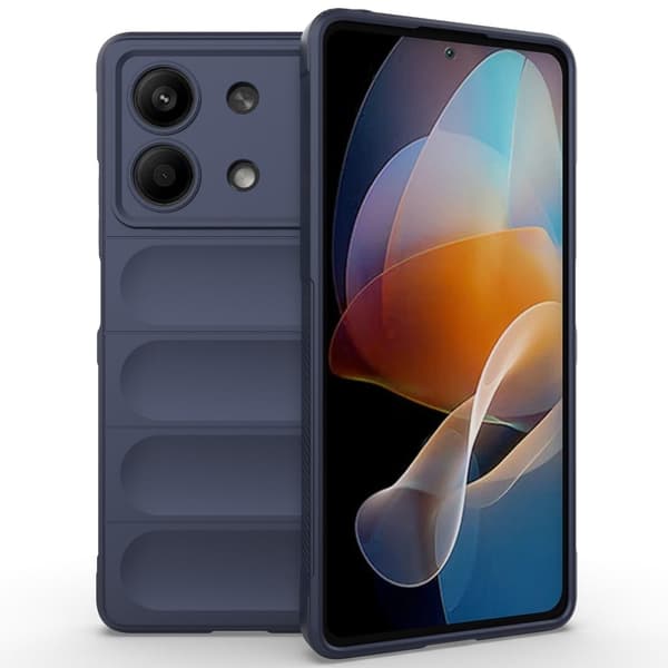 Deksel med mykt grep for Xiaomi Redmi Note 13R Pro - Mørkeblå Blue