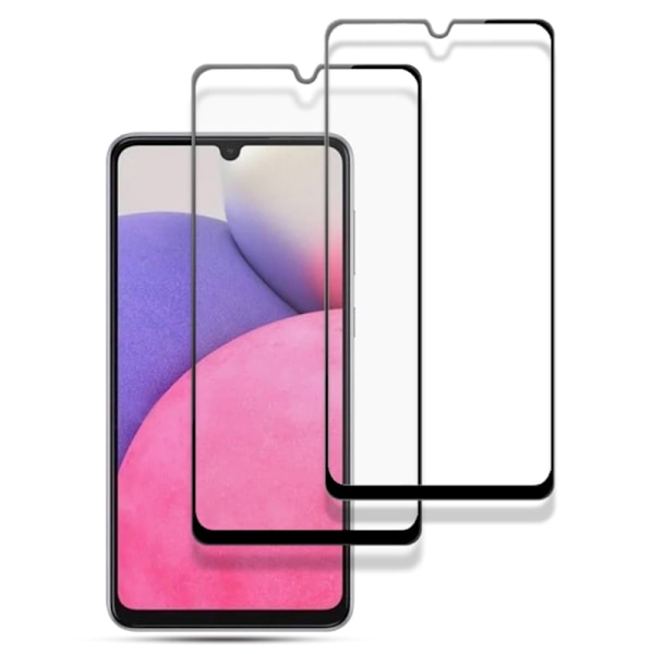 2 stk AMORUS ekstra stærk skærmbeskyttelse af glas til Samsung Galaxy A33 5G Transparent