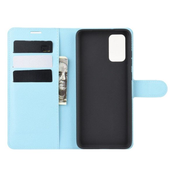 Classic Samsung Galaxy S20 Plus flip kuoret - Sininen Blue