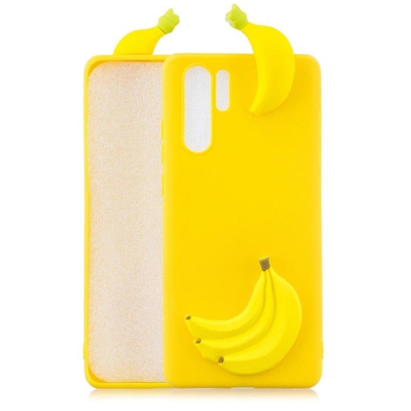 Cute 3D Samsung Galax Note 10 Pro kuoret - Banaani Yellow