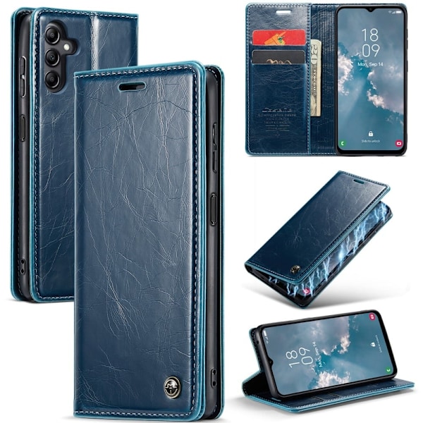 CaseMe Samsung Galaxy A14 Smooth Fodral - Blå Blå