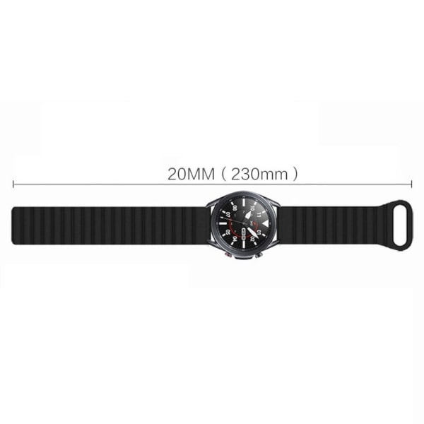 Google Pixel Watch dual-color silicone watch strap - White / Bla White