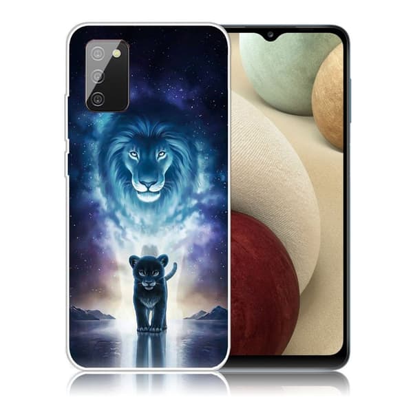 Deco Samsung Galaxy A02s skal - Lejon Blå