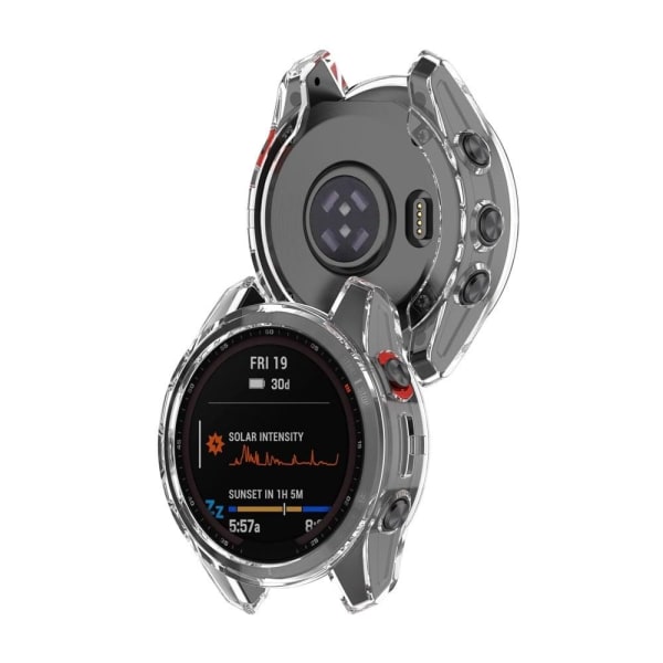 Garmin Fenix 7S gennemsigtigt cover - Transparent Transparent