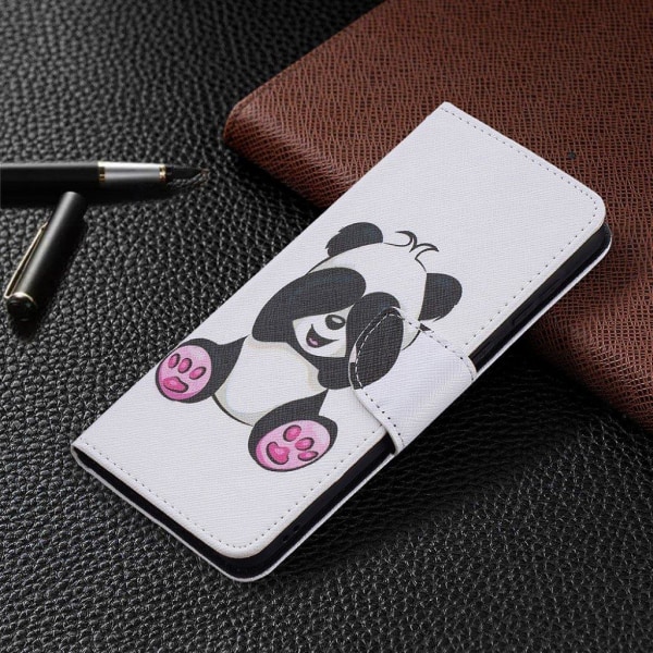 Wonderland Samsung Galaxy A02 Flip Etui - Sød Panda White