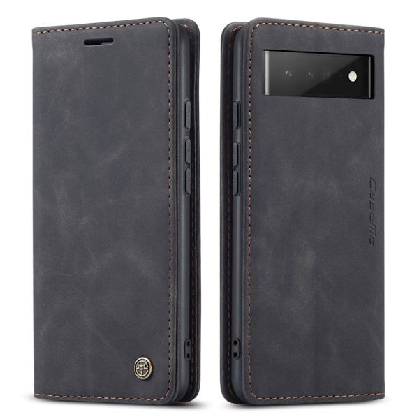 Etuime Google Pixel 6 Pro Vintage Etui - Sort Black