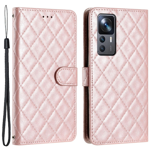 Funktionelt rombe etui med pung Pink