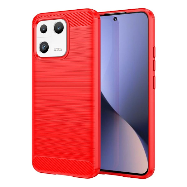 Carbon Flex Suojakotelo Xiaomi 13 - Punainen Red