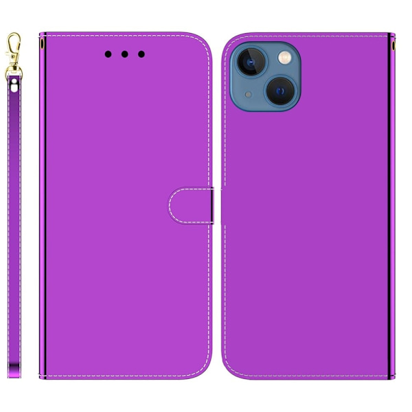 Mirror etui til iPhone 14 - Lilla Purple