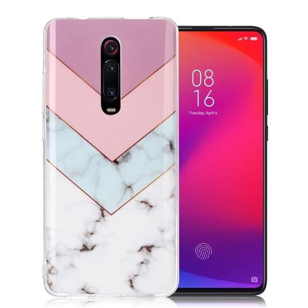 Marmormotiv Xiaomi Redmi K20 Pro skal - Trefärgad Marmor multifärg