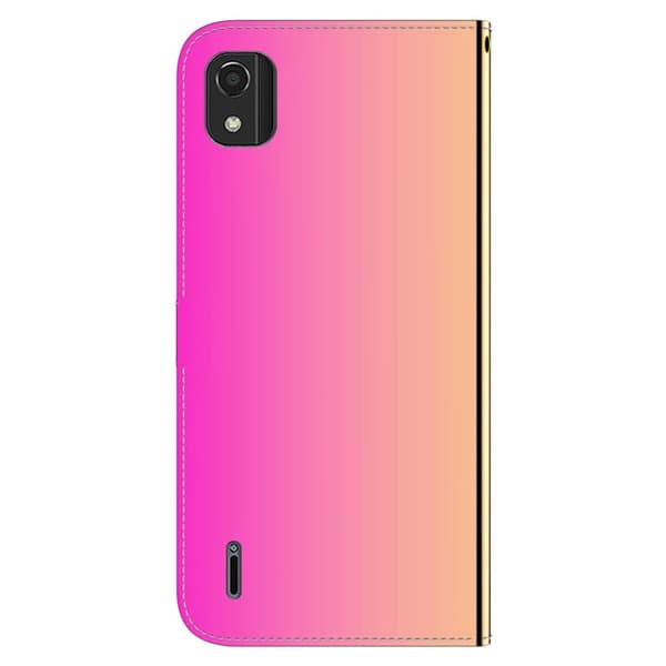 Mirror Nokia C2 2nd Edition Flippetui - Rose Pink