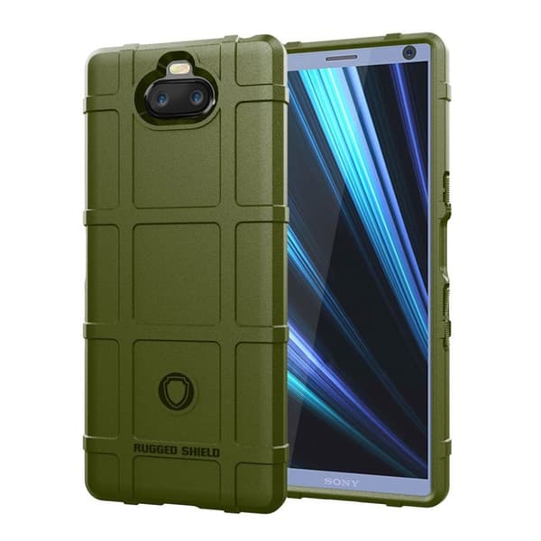 Sony Xperia 10 anti-shock grid deksel - Army Grønn Green