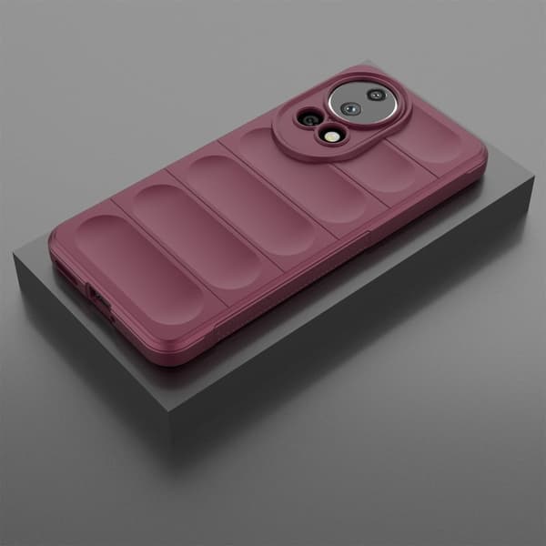 Blødt grebsformet Huawei Nova 12 Pro cover - Rødvin Red