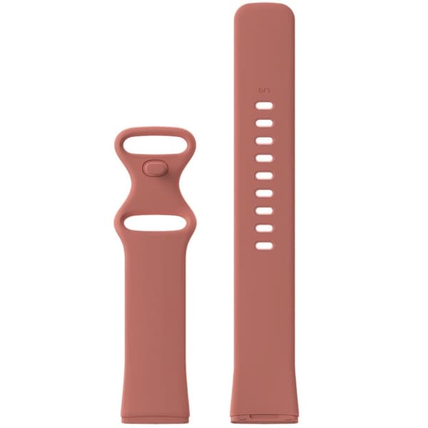 Fitbit Sense 2 / Versa 4 klockarmband i silikon - Djup Rosa Storlek: L Rosa