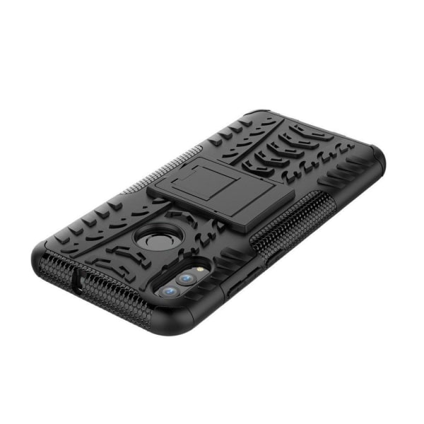 Huawei P Smart 2019 anti-glid hybrid fodral - Svart Svart