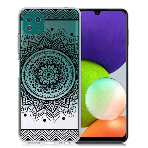 Deco Samsung Galaxy A22 5G skal - Mandala Svart