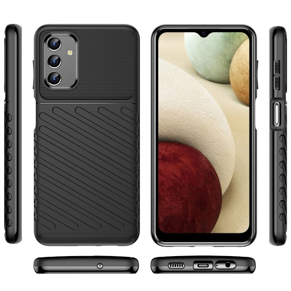Thunder Samsung Galaxy A04s Etui - Sort Black