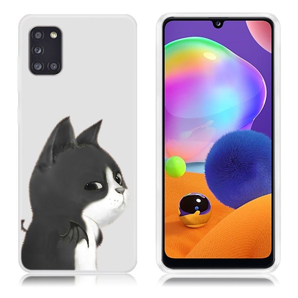 Deco Samsung Galaxy A31 skal - Arrogant Katt Vit