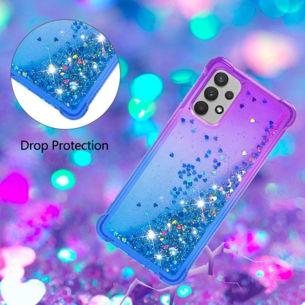 Princess Samsung Galaxy A32 Suojakuori - Violetti / Taivaansininen Multicolor