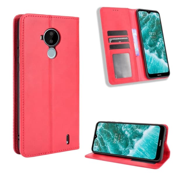 Bofink Vintage Nokia C30 Læretui - Rød Red