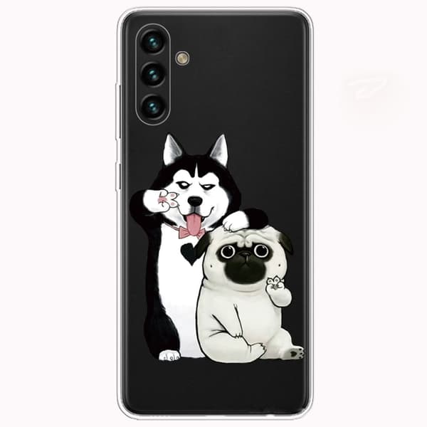 Deco Samsung Galaxy A13 5G Etui - To Hunde Multicolor