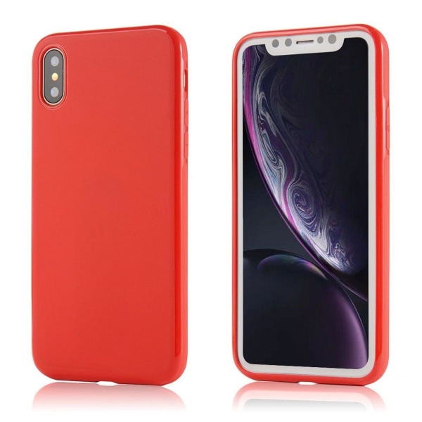 SULADA iPhone Xr mobilskal silikon magnetiska hållare - Röd Röd
