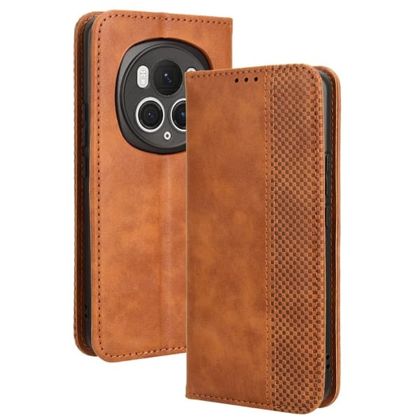 Bofink Vintage Honor Magic 6 Pro lærveske - Brun Brown