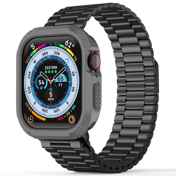 Apple Watch Series 10 42mm suojakotelo - Harmaa Silver grey