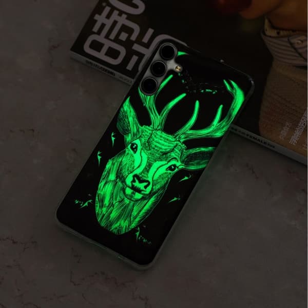 Deco Samsung Galaxy S23 skal - Hjorthuvud Svart