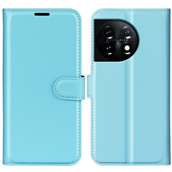 Klassisk OnePlus 11 Flip Etui - Blå Blue