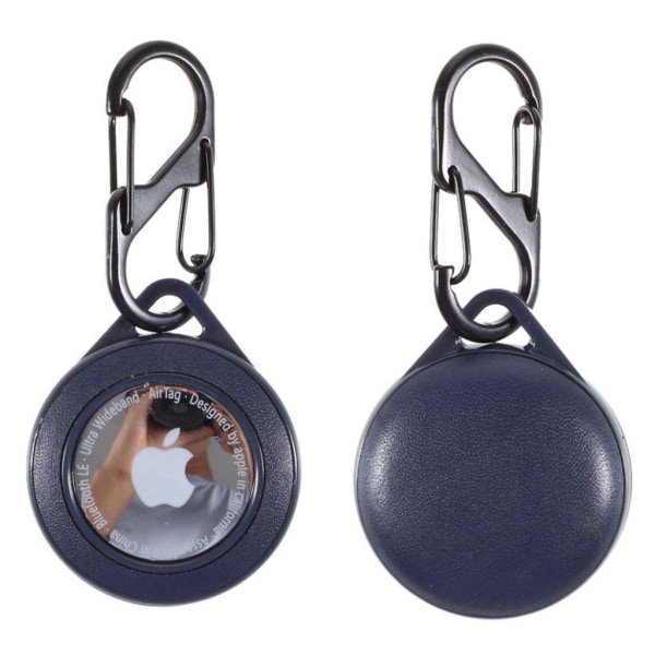 AirTags protective cover with keychain - Dark Blue Blue