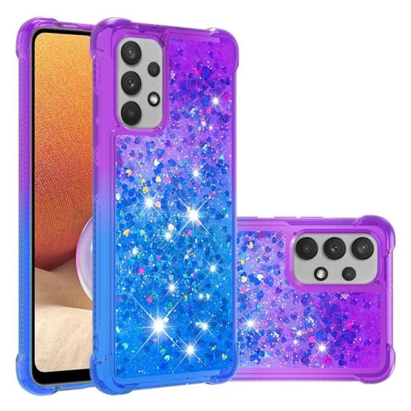 Princess Samsung Galaxy A32 Suojakuori - Violetti / Taivaansininen Multicolor