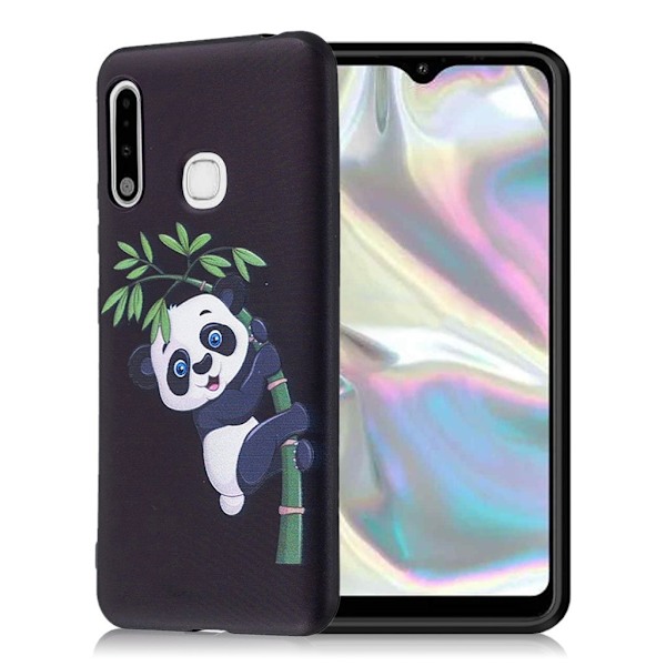 Imagine Samsung Galaxy A70e Cover - Panda Multicolor