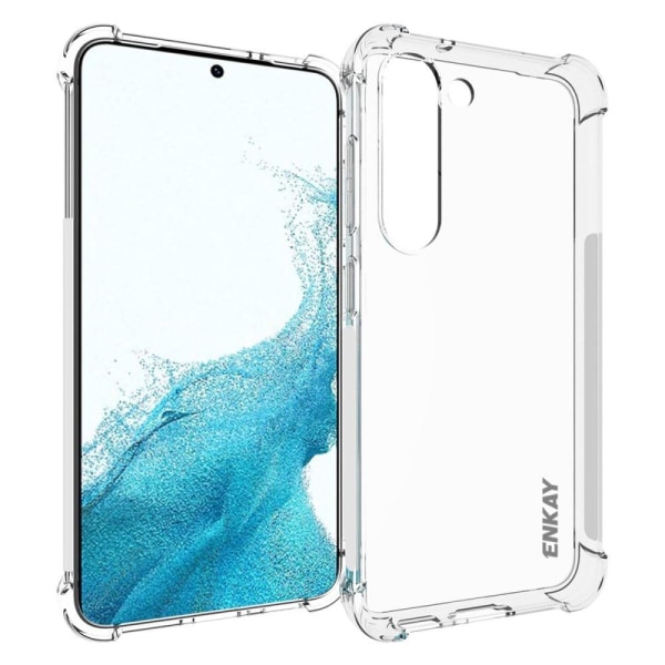 ENKAY clear drop-proof case for Samsung Galaxy S23 Transparent