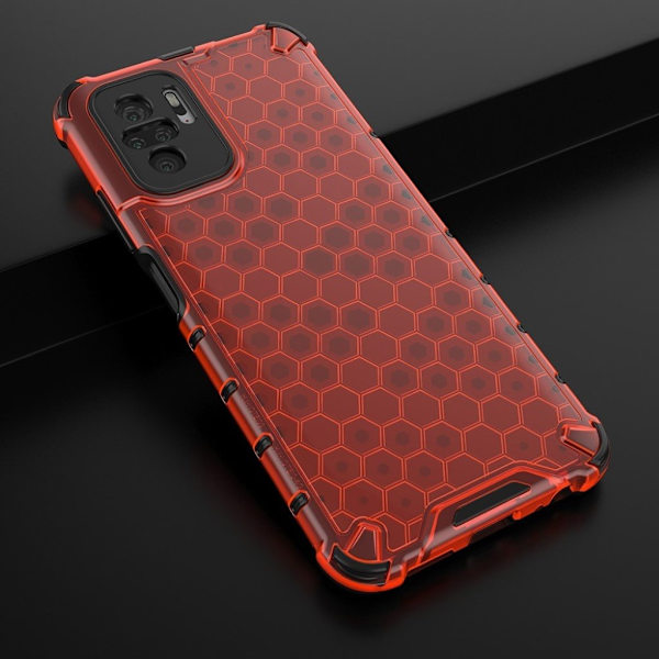 Bofink Honeycomb Xiaomi Redmi Note 10S Etui - Rød Red