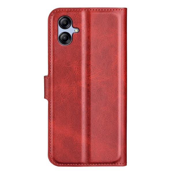 Læretui med Lommebok til Samsung Galaxy A04e - Rød Red