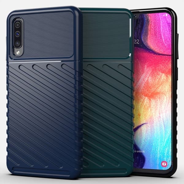 Thunder Samsung Galaxy A50 cover – Sort Black