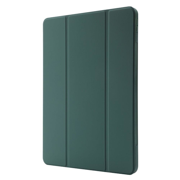 iPad Pro 12.9 (2022) / (2021) / (2020) kolminkertainen nahkakotelo - Mustanvihreä Green