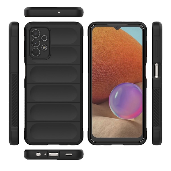 Pehmeä kahva muotoiltu kuori Samsung Galaxy M32 5G / Samsung Galaxy A32 5G - Tummansininen Blue